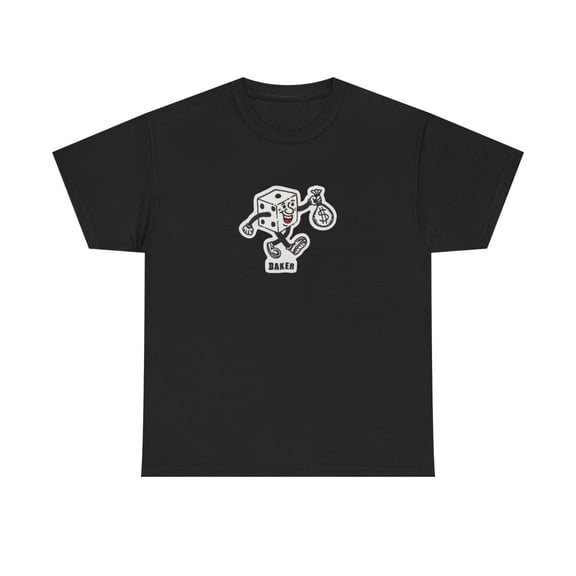 All My Homies Dice Baker Skateboard 2000s Vintage Classic T Shirt Print - Black / M