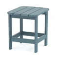 thumbnail image 1 of Tanfly Teal Side Table 100% Weather-Resistant Polycarbonate, UV Protected, Indoor & Outdoor Use, 1 of 3