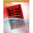 thumbnail image 5 of Strip Lashes That Look Like Lash Clusters 12-20mm Fluffy 80D Volume False Eyelashes Wispy Soft Curly Eye Lashes 7 Pairs Waterproof Faux Mink Lashes Big Personality Red Box Lashes, 5 of 11