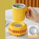 thumbnail image 3 of Taza de enfriamiento rápido, portátil, patrón de pato amarillo, Mango antideslizante, Mini enfriador de bebidas de escritorio para oficina, 3 of 5