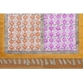 thumbnail image 4 of Casavani Cotton Handblock Printed Rug Yellow Area Rug for Entryway Kitchen Bathroom 4x7 feet, 4 of 6