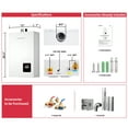 thumbnail image 6 of Mizudo Natural Gas Tankless Water Heater 100,000 BTU, 14L up to 4.3 GPM Instant Hot Water Heater NG, Indoor Installation, CSA Certified, White, 6 of 13
