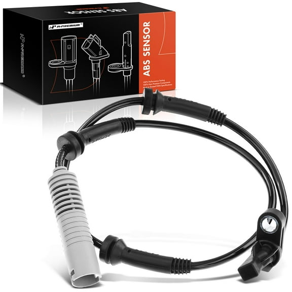 A-Premium ABS Wheel Speed Sensor Compatible with BMW Models - M5/M6 2006 2007 2008 2009 2010 - Front Driver or Passenger Side, Replace# 34522282780, 34527841957