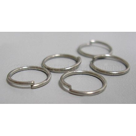 Non-Tarnish 304 Stainless Steel Open Jump Rings Stainless Steel Color 18 Gauge 5.5x1mm about 3.5mm inner diameter about 250pcs/50g