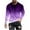 Purple, variant on Qingpeng Pullover Shirts for Men Crewneck Long Sleeve Casual Loose Print Sweatshirt Lightweight Gym Workout Top