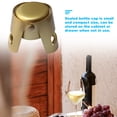 thumbnail image 4 of Tapón de botella de vino espumoso de acero inoxidable Corcho decorativo de champán Bebidas a prueba de fugas Conservador de vino, Dorado mate Scienceny HA008903-05, 4 of 6