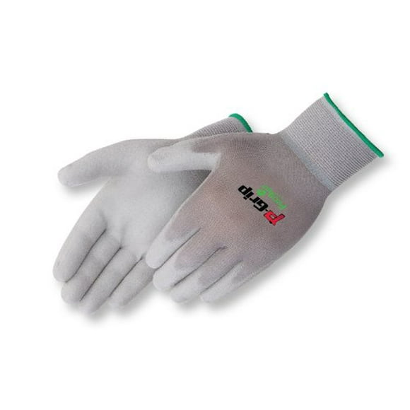 Liberty Glove & Safety P-Grip Ultra-Thin Polyurethane Palm Coated Glove with 13-Gauge Nylon/Polyester Shell, Small,