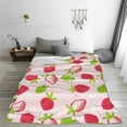 thumbnail image 5 of Sikiie Hand Drawn Strawberry Ultra-Soft Micro flannel Blanket Luxury All Seasons Warm Blanket for Bedding Sofa and Travel (4 sizes)-40"x30", 5 of 7