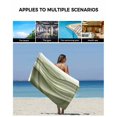 thumbnail image 5 of Sage Green Striped Towel Set of 3, Soft Microfiber Bath Towels, Hand Towel, Washcloths, Modern Abstract Art Wave Moire Gradient Quick-Dry Absorbent Towels for Bathroom Kitchen Hotel Beach Gym Spa, 5 of 7