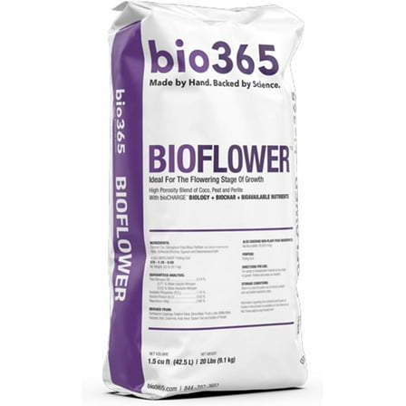 LZQPFLOWER - 1.5cu ft - Bag - Blend of Fine Coir, Coarse Peat, & Super Coarse Perlite