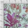 thumbnail image 2 of oneOone Cotton Silk Light Blue Fabric Tropical Floral Diy Clothing Quilting Fabric Print Fabric By Yard 42 Inch Wide, 2 of 4