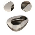 thumbnail image 6 of Gazechimp Stainless Steel Bed Pan Easily to Clean Portable Bedpan for Men Women Elderly without lid, 6 of 8