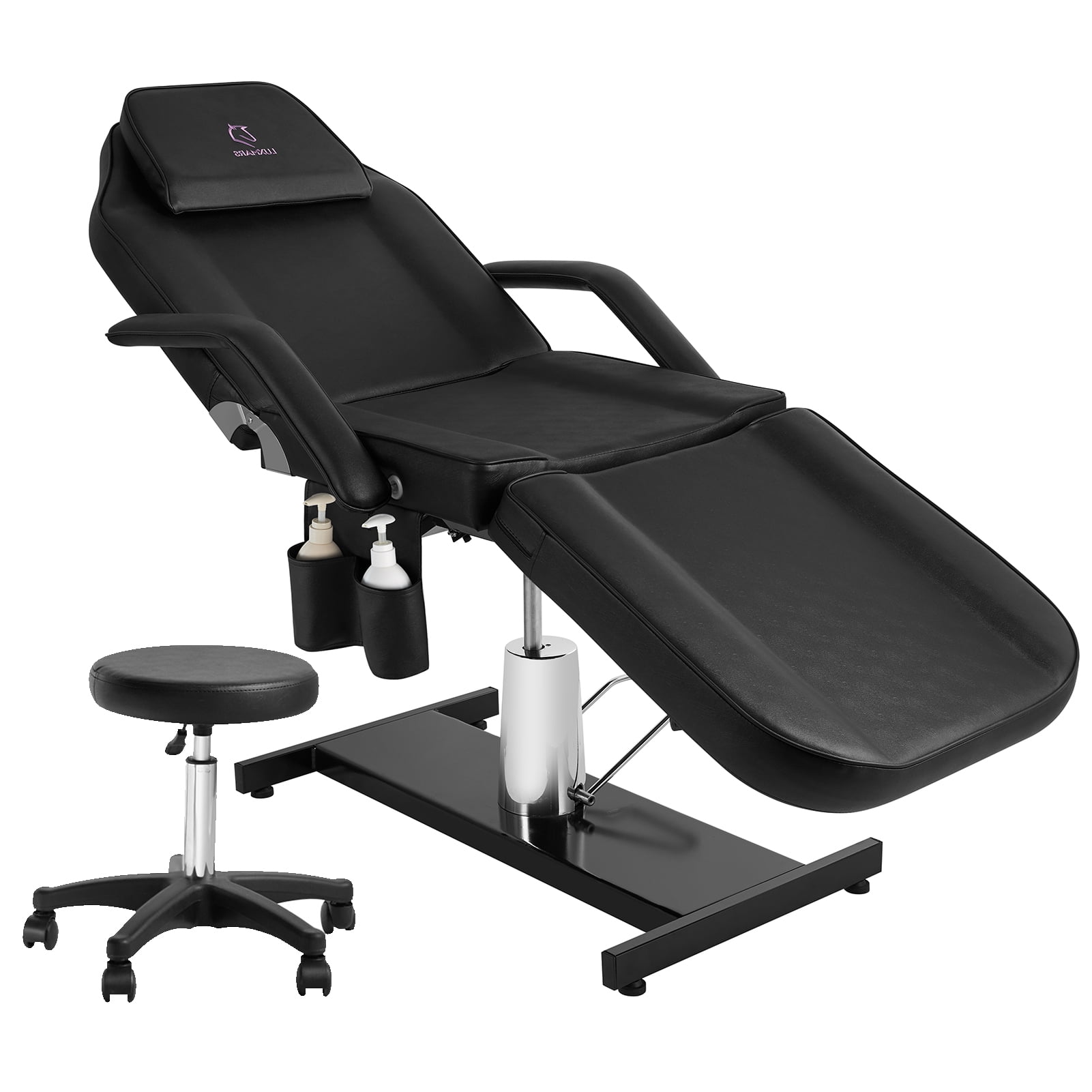 Hydraulic Facial Chair Tattoo Chair Massage Bed Adjustable Professional