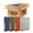 4 Assorted Colors, variant on BAZIC 3 Ring Binder 1" Economy Binders White, Hold 175 Sheets, 24-Count