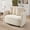 Off-White, variant on Bonzy Home 360° Swivel Barrel Accent Chair, Modern Oversized Upholstered Armchair with 3 Pillows, for Living Room, Bedroom & Study Room, Off-White