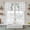 Green, variant on Easter Bunny Tier Curtains 36 Inch Length, Eucalyptus Leaves Grey Checkered Farmhouse Cafe Short Curtains for Bathroom Over Sink, Small Kitchen Curtain Light Filtering Drapes 2 Panels 27.5"Wx36"L