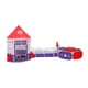 thumbnail image 2 of Tienda de campaña 3 en 1 para niños con y piscina de bolas, interior y exterior fácil de instalar, plegable para niños, familias, 2 of 9