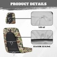 thumbnail image 6 of KUIFORTI Green Camo UTV Seat Covers Seats Cover for UTV Anti-Slip Elastic Fabrics Rhino Accessories Bucket Seat Cover Compatible with Yamaha Rhino 700 660 450 2004-2021, 6 of 7