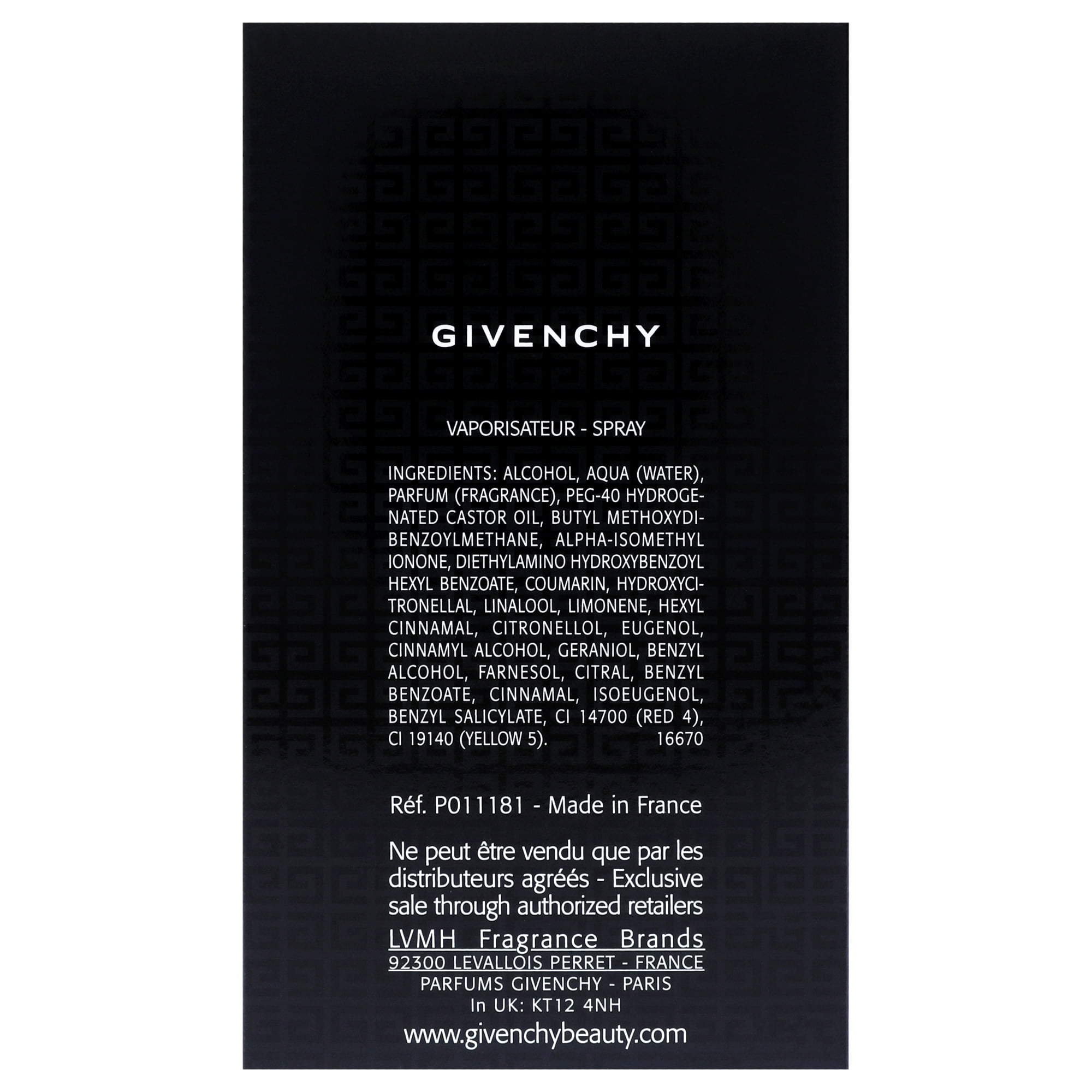 Givenchy Men's Gentlemen EDT Spray 3.38 oz Fragrances