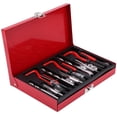 thumbnail image 3 of Kit de reparación de roscas, M6/M8/M10 88 piezas Juego de herramientas de reparación de roscas Insertos roscados Herramienta de reparación automotriz compatible JFHHH pequeña, 3 of 5