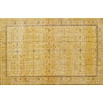 thumbnail image 1 of Ahgly Company Machine Washable Indoor Rectangle Traditional Chrome Gold Yellow Area Rugs, 2' x 4', 1 of 7