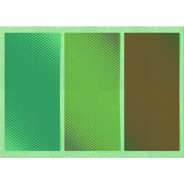 Ahgly Company Machine Washable Indoor Rectangle Transitional Seaweed Green Area Rugs, 8' x 12'