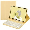 thumbnail image 1 of MYKMOI iPad Air 5th Generation Keyboard Case Cute Round Key iPad Air 4th Generation Color Keyboard Wireless Detachable BT Keyboard Cover with Pencil Holder for iPad Air 5 iPad Air 4 10.9 inch, 1 of 7