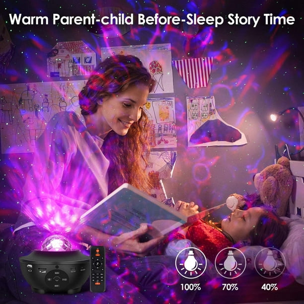 Projecteur de ciel étoilé, lumière de projecteur LED Galaxy avec  télécommande, lampe de projecteur d'étoiles de veilleuse de 16 modes pour  bébé, adultes, chambre à coucher, décoration de chambre 