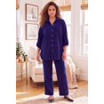 thumbnail image 2 of Catherines Women's Plus Size Brushed Rib Cozy Buttonfront Tunic, 2 of 5
