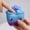 D002- Clear (Style D), variant on Stress Ball Fidget, Novelty tooth, 4 in, Slow Rising Squishies, desk Relaxation, White Blue Band, 1 Pc