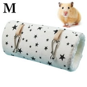 Bangcool Ferret Tunnel Hammock Warm Cozy Hamster Tube Toy Hanging Bed for Small Animals