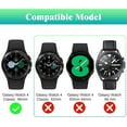 thumbnail image 2 of [4 Pack] Case for Samsung Galaxy Watch 4 Classic 46mm, Soft TPU Slim Plated Cover Protective Shockproof Bumper Shell (Black, Rose Gold, Clear x 2), 2 of 8