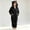A52 Black Girls Fuzzy Onesie Pajamas, variant on JOANKDMI Tween Girls Fuzzy Fleece Size 11-12 Onesie Pajamas with Cute Ears Hood and Pockets Zipper One Piece Jumpsuit Warm Fluffy Sleepwear for Winter Lounge Homewear