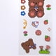 thumbnail image 5 of Kawaii Stickers Cute Stickers Easy To Peel Waterproof PET Cute Cartoon Style Transparent Clear Pattern Kawaii Stickers For Book DIY Little Bear With Milktea, 5 of 5