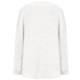 thumbnail image 6 of Diufon Women's Oversized Tops Soft Cotton Long Sleeve Button V Neck Loose Pullover Shirts Casual Basic Blouses, 6 of 6