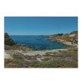 thumbnail image 1 of Sicily Cutting Board, Panoramic Shot of Paradise Sea Beach Cala Paradiso Nature Landscape Italy Holiday, Decorative Tempered Glass Cutting and Serving Board, in 3 Sizes, by Ambesonne, 1 of 2