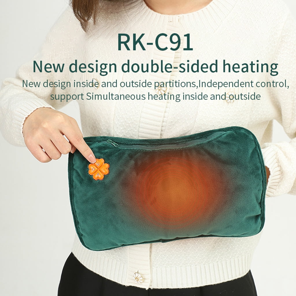 for Smart Electric USB Hand Warmer Portable Rechargeable Heating Winter Foot Body Heater Pad Hot Bag Pillow
