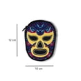 thumbnail image 2 of Monedero Diseño Máscara Lucha Libre Morada, 2 of 2
