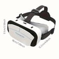thumbnail image 2 of 3D Movie VR Glasses, Integrated Game Console Immersion Virtual Reality Glasses, Game Accessories, Gaming Gift for Winter, 2 of 6
