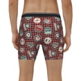 thumbnail image 4 of Salouo Mountain Adventure Badges Pattern Men's Boxer Briefs, Soft & Breathable Underwear Elastic Waistband Briefs for Men,1-Pack, 4 of 7