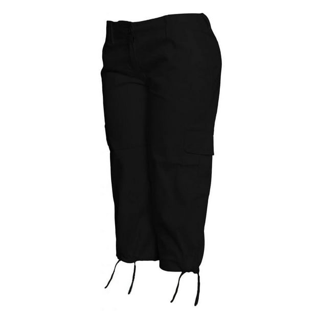 Contemporary Edge Womens Capri Pants - Black, 4