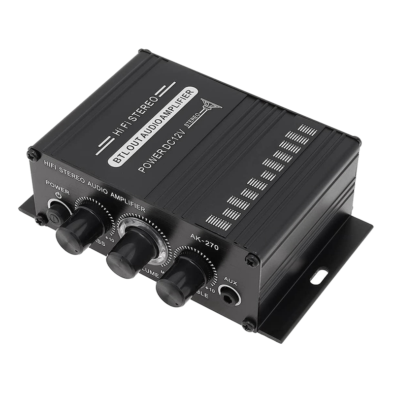 Power Amplifier 2 Channel Class D Amplifier USB/SD AUX Input