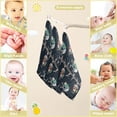thumbnail image 2 of Coolnut Cute Baby Sloths Baby Muslin Washcloths Face Towel, Winter Burp Cloths Cotton Wipes 5 PCS Infant Wash Cloth for Newborn Boys Girls 12x12 inches, 2 of 6
