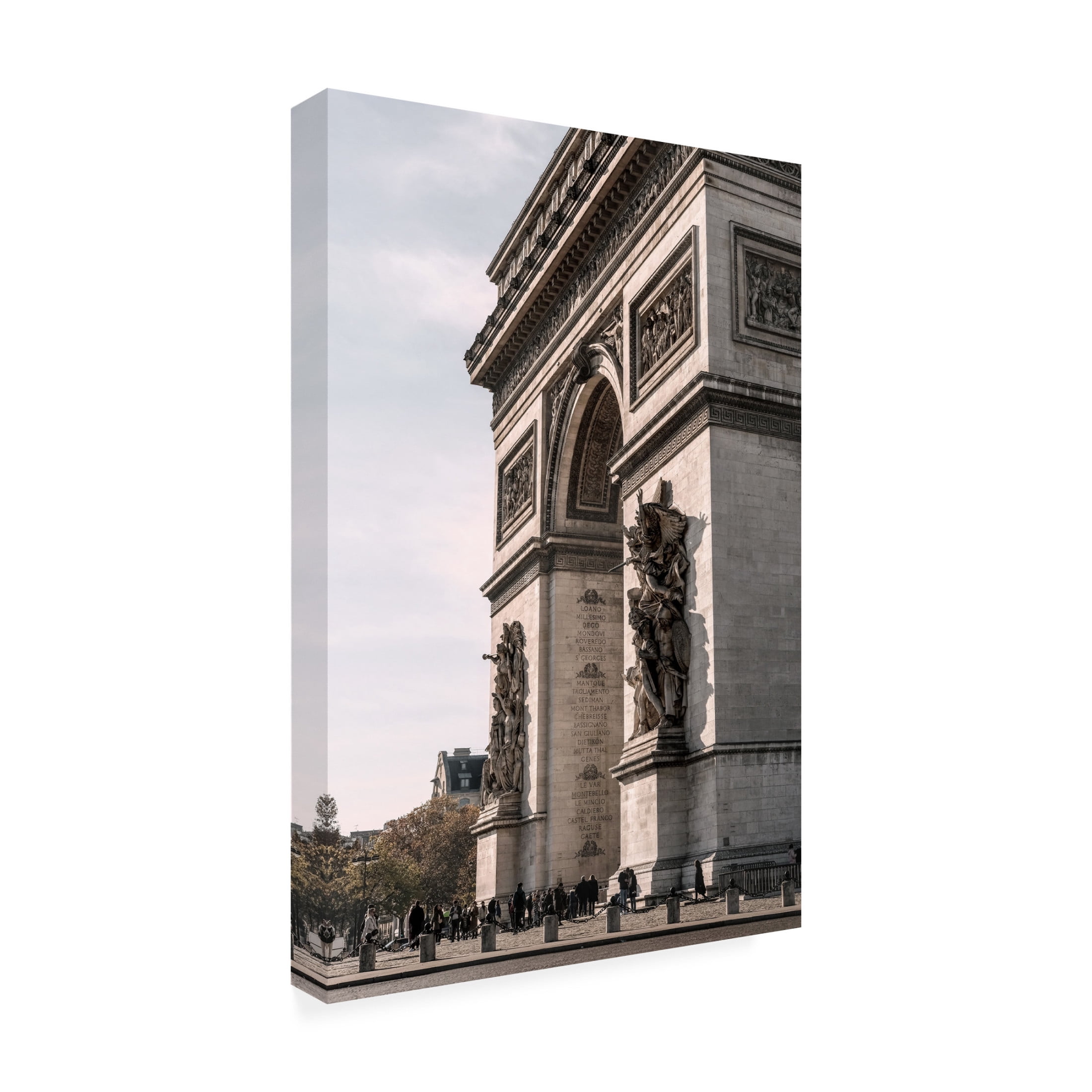 Pictufy Studio III 'Arc De Triomphe 2' Canvas Art - 12 x 19 Inches