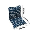 thumbnail image 6 of Tupukom Outdoor Chaise Lounge Cushion Thicken Patio Rocking Chair Cushion for Patio Outdoor Furniture Beach Swing Chairs,17.7x33.5 Inch, 6 of 6