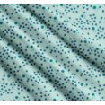 thumbnail image 3 of Soimoi Cotton Poplin Fabric Leaves & Blue Flower Floral Print Fabric by the Yard 42 Inch Wide, 3 of 7