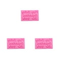 thumbnail image 2 of relayinert Fondant Molds Cartoon Happy Birthday Design Embossed Mould English Letters Chocolate Making Die Household Restaurant Pink 3Set, 2 of 6