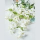 thumbnail image 5 of Wall Hanging Crabapple Branch Rose Artificial Flower Dining Table Home Rattan, 5 of 9