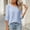 Light Blue women fall tops a1, variant on Women Fall Winter Round Neck 3/4 Sleeve Ruffle Blouses for Women Casual Basic Pullover Tops Solid Boho Loose Fit Comfy Tee Tunic Shirts Trendy Fashion Work Clothes, Yellow L