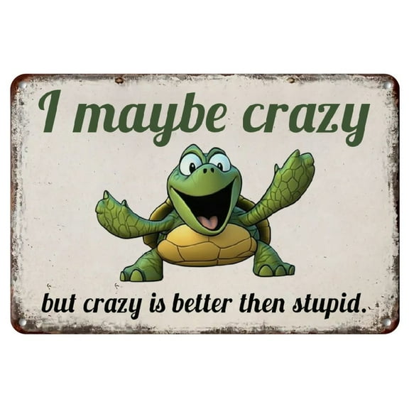 1pc, funny Turtle Sign, vintage Metal Tin Signs, indoor And Out Door Decor, wall Art Hanging Decoration, metal Wall Decor, coffee Sign, porch Decor, yard Decor, garden Decor, scene Decor